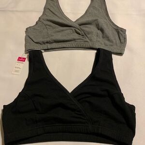 Cakye 3-pack Size Large maternity nursing sleep Bras bundle